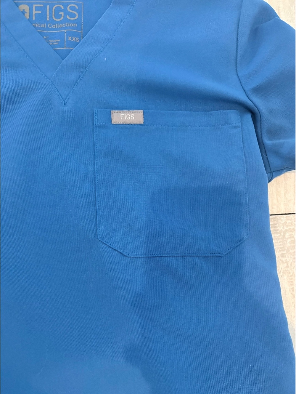 FIGS Technical Collection Scrub Set XXS XS Blue Top Jogger Pants Medical